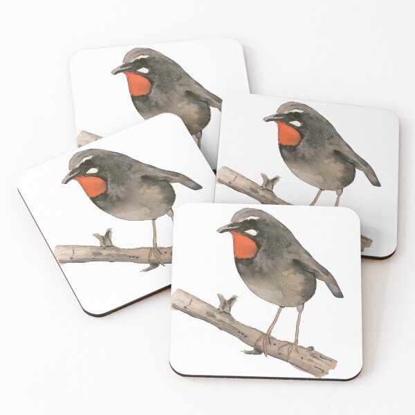 Item preview, Siberian Rubythroat bird designed and sold by in-the-shade.