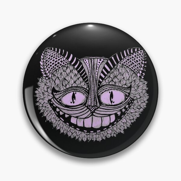 Item preview,  Cheshire Cat purple - Alice in wonderland - zentangle designed and sold by EmoodleDoodle.