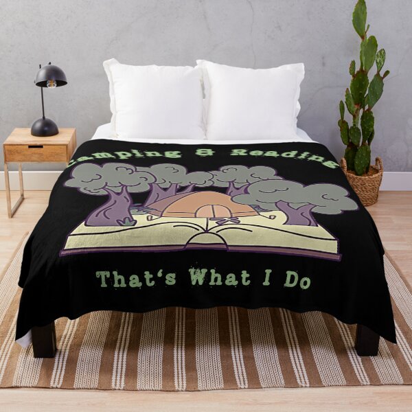 Item preview, Camping And Reading, That Is What I Do designed and sold by Birdhead.