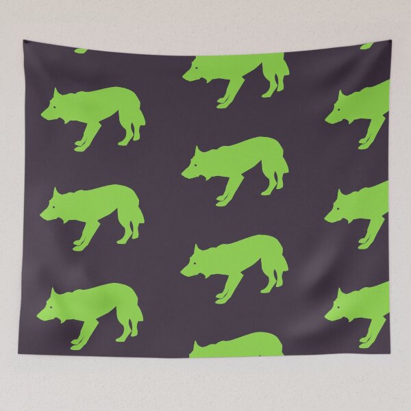Item preview, Crouching Border Collie - Light Green designed and sold by Cnick.
