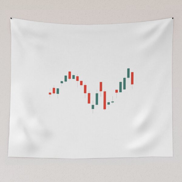 Item preview, Candlestick Stock Market Graph designed and sold by Mugiwara107.
