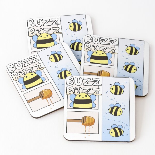 Item preview, Cute Honeybees designed and sold by Sledcat.