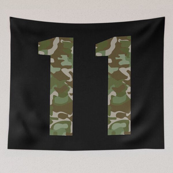 Item preview, Army Camouflage Number Eleven Soldiers Lucky Number 11 designed and sold by Urosek.
