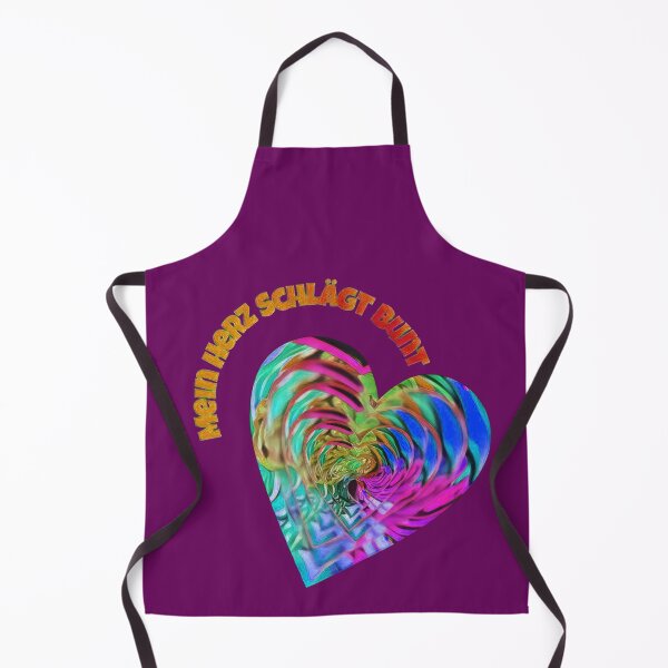 Item preview, Multiple color heart saying - my heart beats colorful -- photo art designed and sold by kikidu21.
