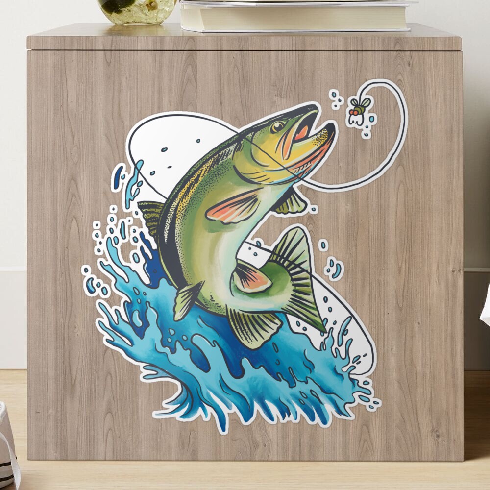 Bass Fishing Sticker – Artistrita