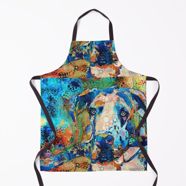 Item preview, Cute Colorful Great Dane Dog Art by Sharon Cummings designed and sold by Sharon Cummings Art.