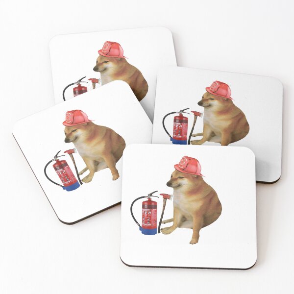 Item preview, Firefighter Cheems designed and sold by SciathDe.