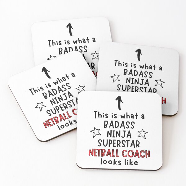 Item preview, This is what a Badass, Ninja, Superstar, Netball coach looks like designed and sold by TheGreenGoat.