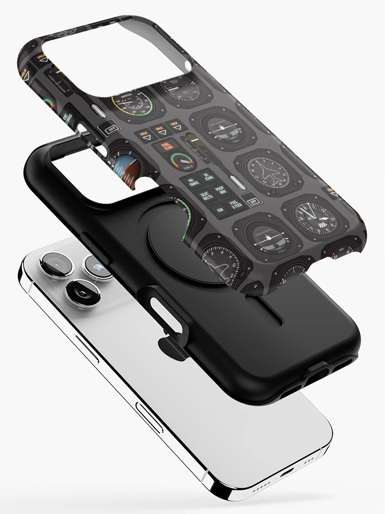 Thumbnail 2 of 4, iPhone Case, Pilot Flight Instruments designed and sold by Maria Garcia.