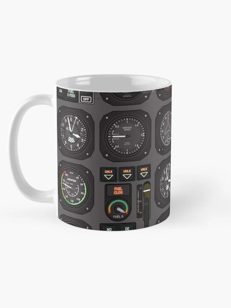 Thumbnail 5 of 6, Coffee Mug, Pilot Flight Instruments designed and sold by Maria Garcia.