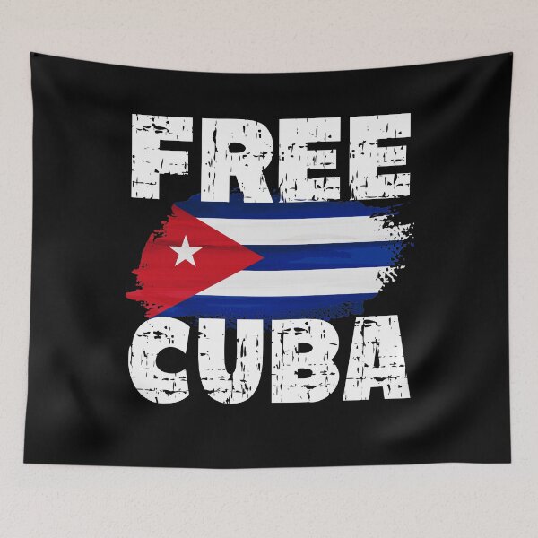 Item preview, Free Cuba Viva Cuba Libre Patria Y Vida Cuba Flag, Cuban Revolution designed and sold by Teimlah.