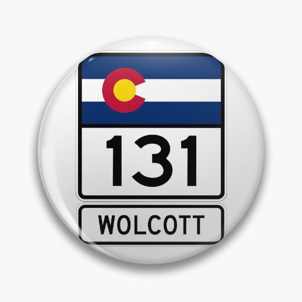 Item preview, CO - 131 Wolcott Colorado Road Sign designed and sold by NewNomads.