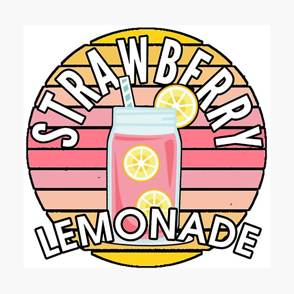 Strawberry Lemonade Photographic Prints Redbubble