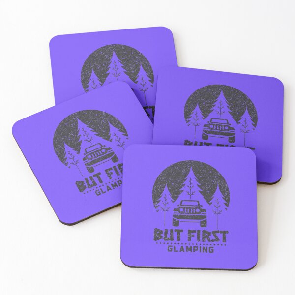 Item preview, But First Glamping designed and sold by CactusFamily.