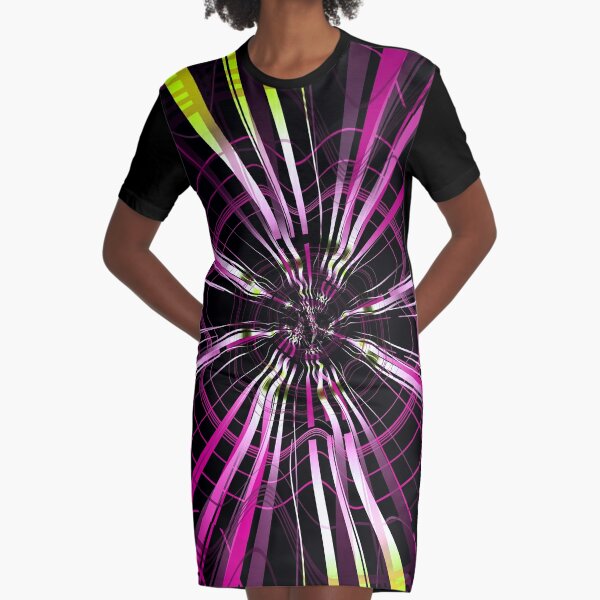 vjsetsshop - Colorful Tube Drives - TWO T-Shirt Kleid