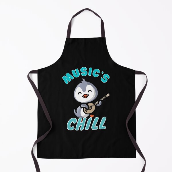 Item preview, Music's Chill Strumming Penguin designed and sold by 12BarTees.