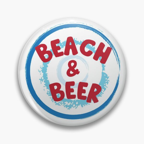 Item preview, Beach And Beer Simple designed and sold by SavierPODMerch.
