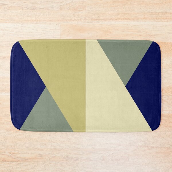 Item preview, Geometric Triangle Design Pattmer_blue_beige designed and sold by Brontorino.