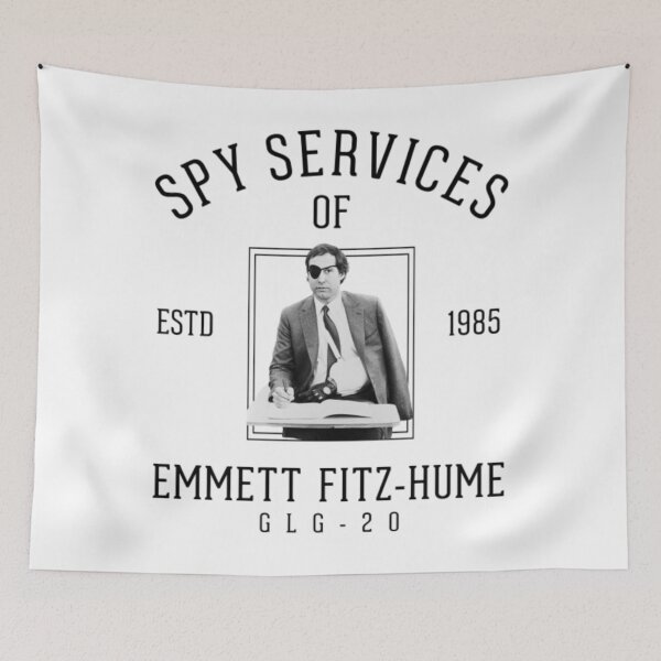 Item preview, Spies Like Us Spy services of Emmett Fitz-Hume_ designed and sold by CuCuShop.