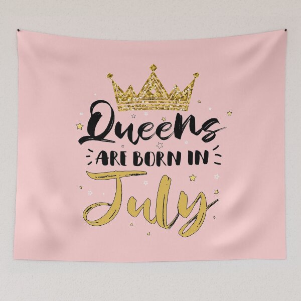 Item preview, Queens are born in July designed and sold by meedTee.