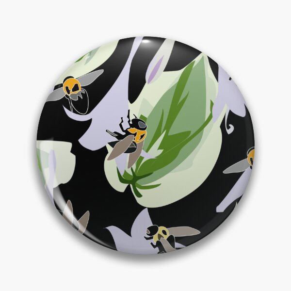 Artikelvorschau, Bees and Hostas Tossed on Black 5748 entworfen und verkauft von Art in My Loft.