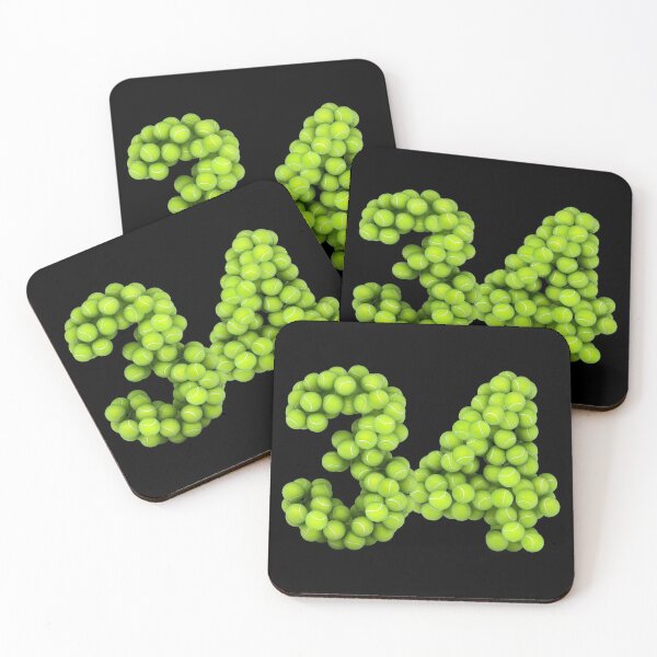 Item preview, Tennis Player Number 34 - Tennis Sports thirty-four Game Set Match 34 designed and sold by elhefe.