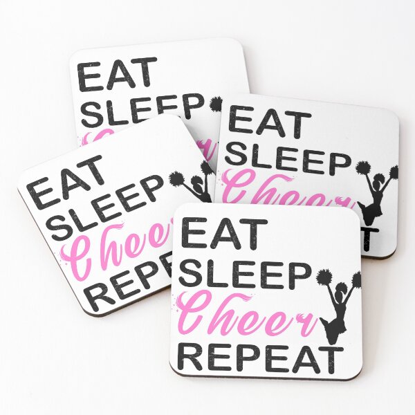 Item preview,  eat sleep cheer repeat designed and sold by ABRAHEEM ALI.