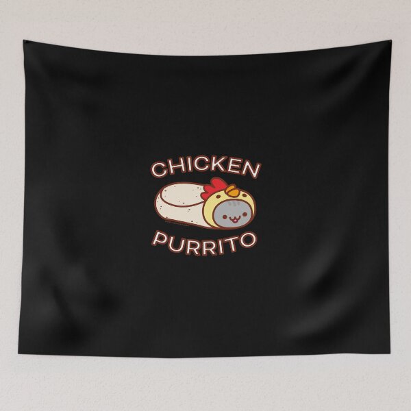 Item preview, Funny Cat Hoodie Chicken Purrito Cat Burrito designed and sold by beckergree.