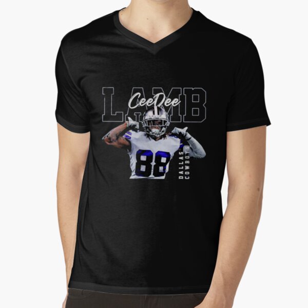 CEEDEE Lamb Sketch Cowboys Football Tee Short-Sleeve Unisex T-Shirt