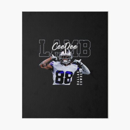 CeeDee Lamb Away Jersey Art Board Print for Sale by designsheaven