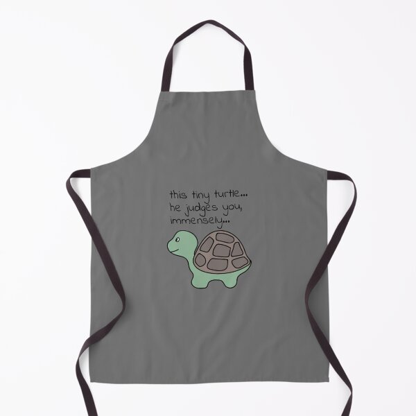 Item preview, this tiny turtle... he judges you, immensely... designed and sold by Minimalist Quotes and Sayings.