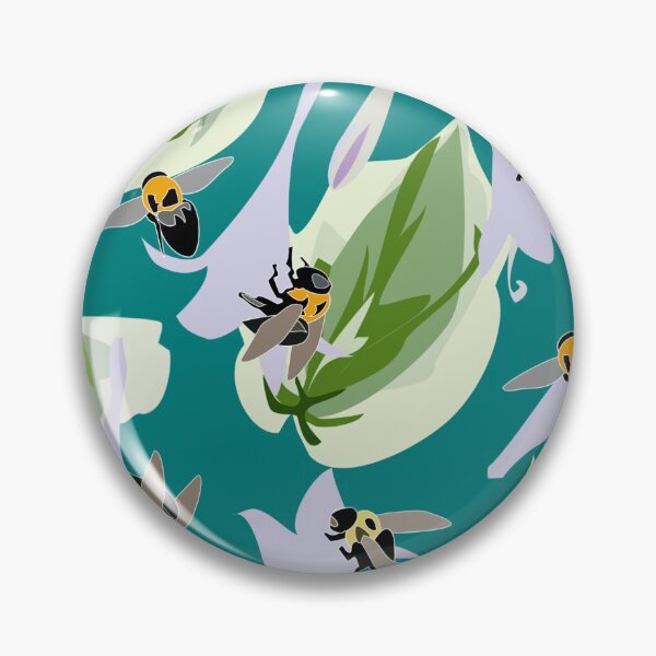 Artikelvorschau, Bees and Hostas Tossed on Teal  5748 entworfen und verkauft von Art in My Loft.