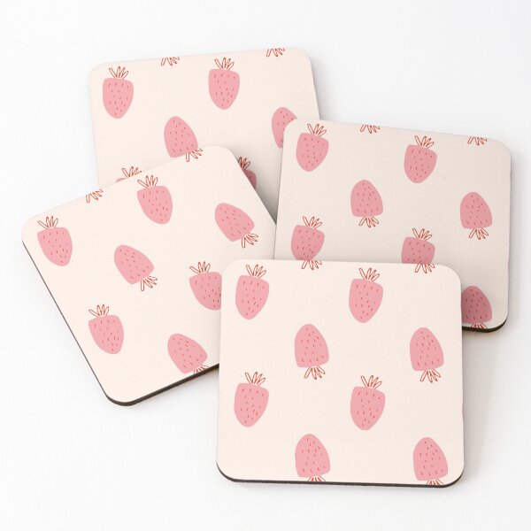Item preview, Modern Strawberries #shapeart #fruits designed and sold by MerleCallesen.