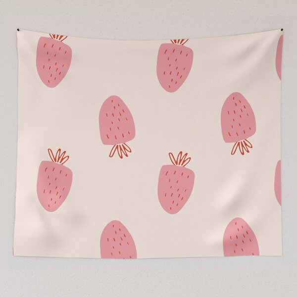 Item preview, Modern Strawberries #shapeart #fruits designed and sold by MerleCallesen.