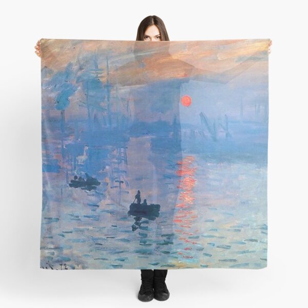 Claude Monet - Impression, sunrise Scarf