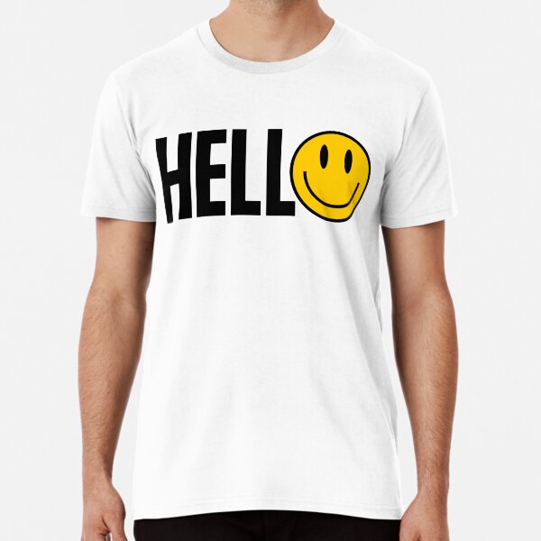 Item preview, Hello - Smiley Happy  designed and sold by BayAndStable.