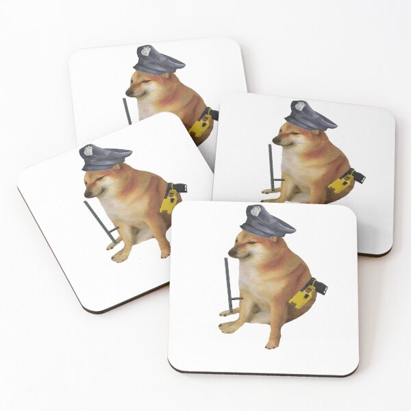 Item preview, Police Cheems designed and sold by SciathDe.
