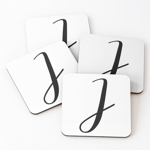Item preview, Monogram in italic letter J designed and sold by JustSeasons.