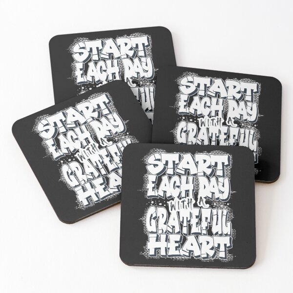 Item preview, Start each day with a grateful heart. designed and sold by VichallanStudio.
