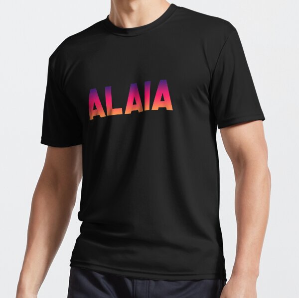 Tシャツ・カットソー ALAIA Viscose T-shirt NOIR ALAIA ALAÏA BLACK SOFT JERSEY T SHIRT |ALAÏA CA