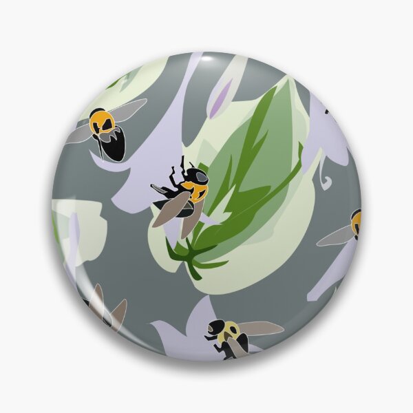 Artikelvorschau, Bees and Hostas Tossed on Grey 5748 entworfen und verkauft von Art in My Loft.