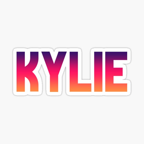 Kylie Sticker For Sale By Odosolomopo Redbubble