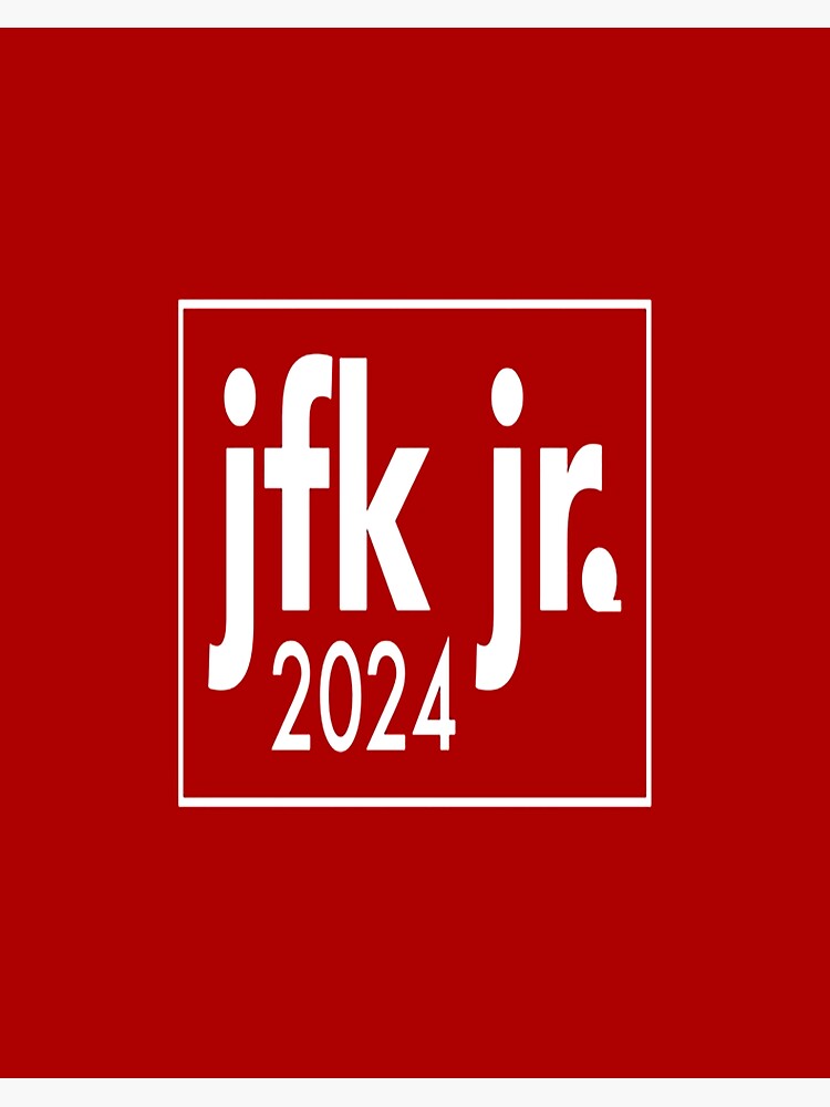 "Jfk Jr 2024 John F Kennedy, designs" Sticker for Sale by marimaclea8