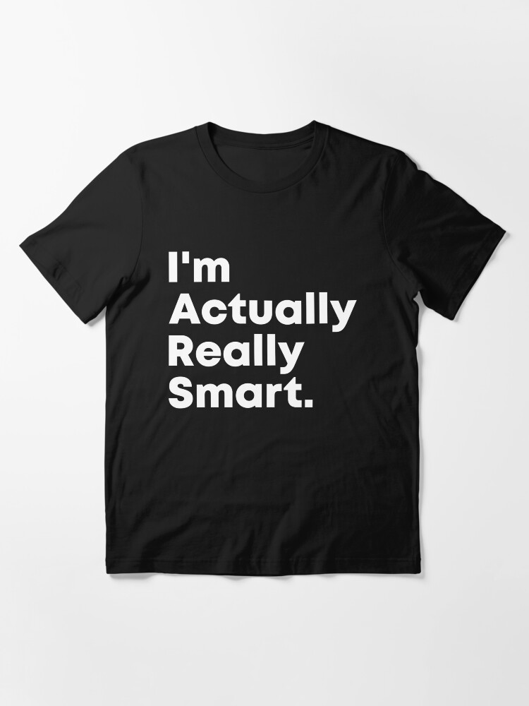 smart funny and black shirt