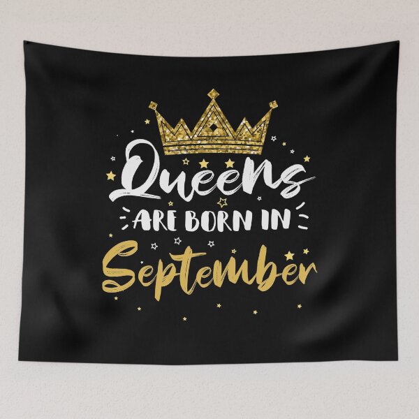 Item preview, Queens are born in September designed and sold by meedTee.