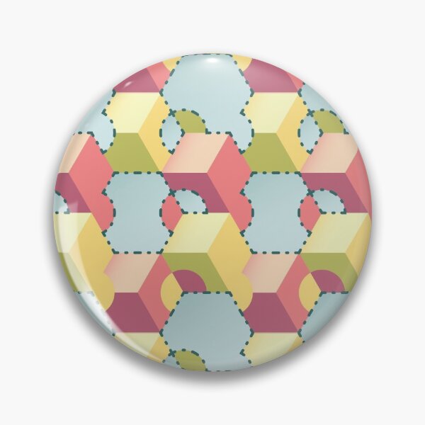 Item preview, hexagon cube pattern designed and sold by egg-pdf.
