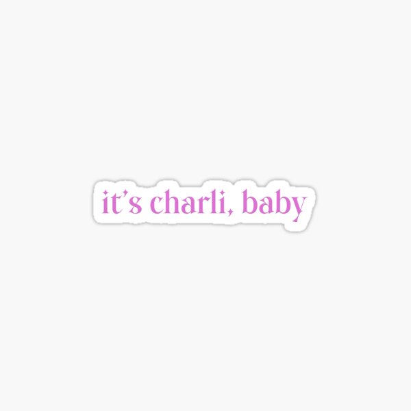 it's charli, baby (charli xcx) Sticker