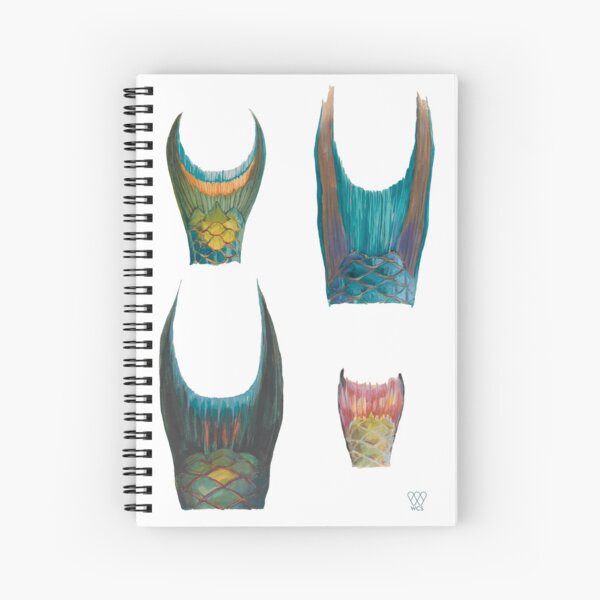 Fish Tails Spiral Notebook