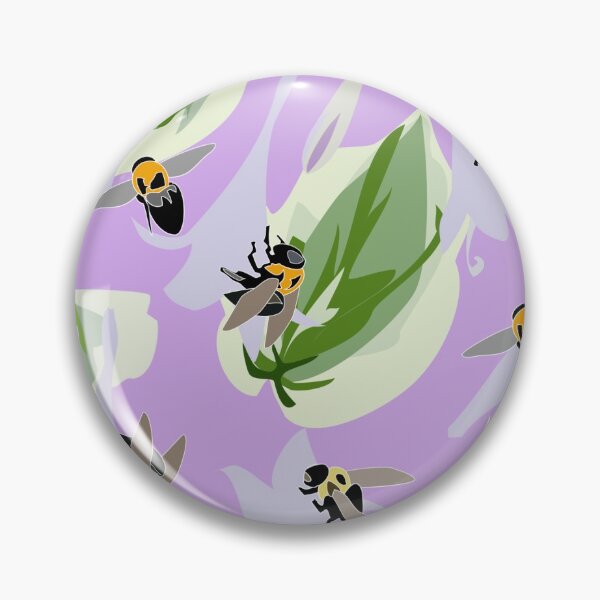 Artikelvorschau, Bees and Hostas Tossed on Lilac 5748 entworfen und verkauft von Art in My Loft.