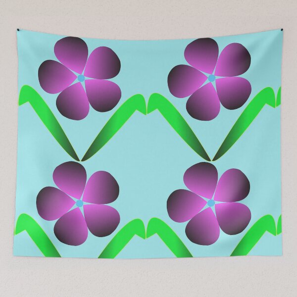 Item preview, Flor morada con productos blancos designed and sold by Naturefans.